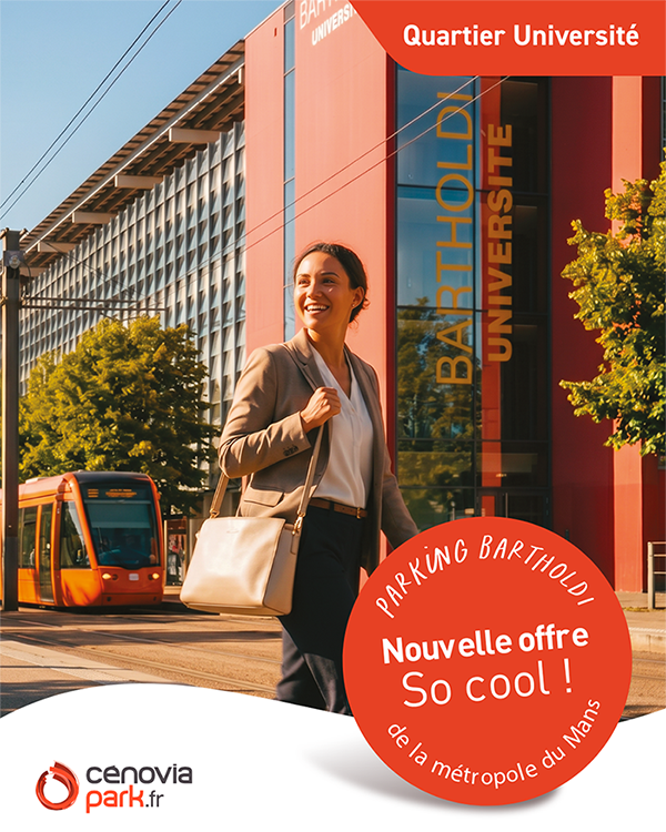 Parking Bartholdi : stationnez pour 22€/mois au cœur du quartier Université